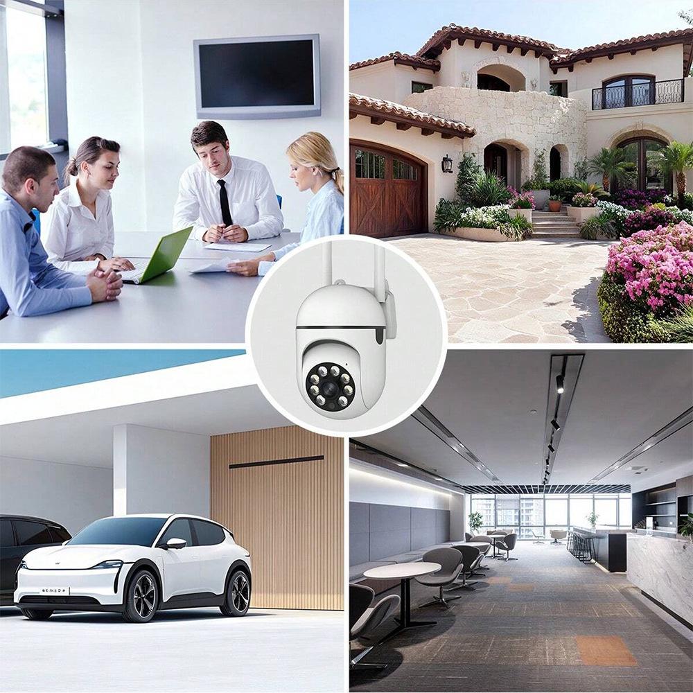 Беспроводная камера для помещений: Покрытие 360°, Без рекламы, Совместимость с мобильным приложением, Простое подключение