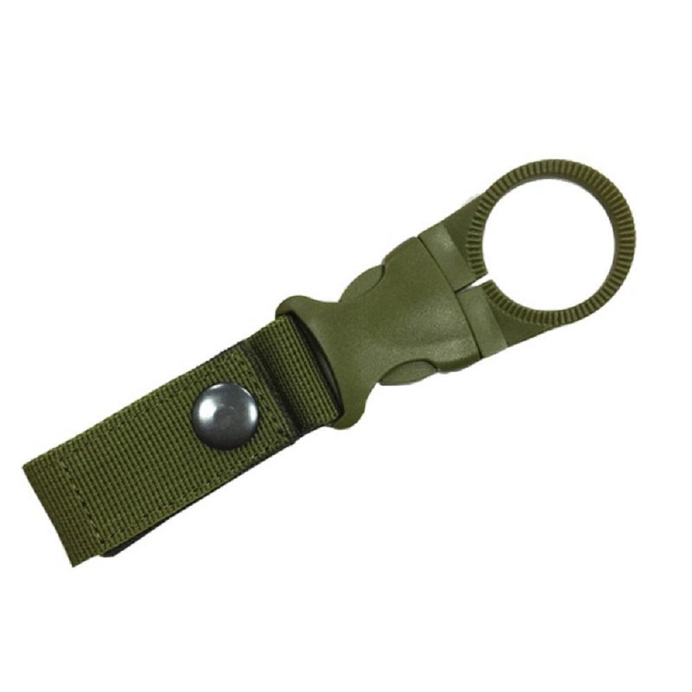 Outdoor Travel Multifunctional Water Bottle Ring Buckle Strap Sport Bag Waist Belt Accessory