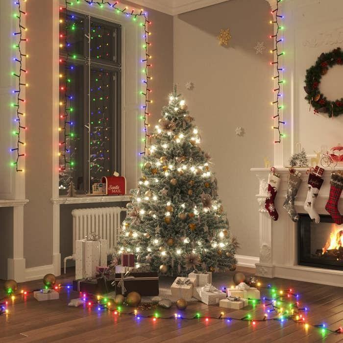 VidaXL Guirlande à LED Compacte avec 400 LED Décoration de Noël Ornement de Vacances Décoration de Fête Intérieur 343257