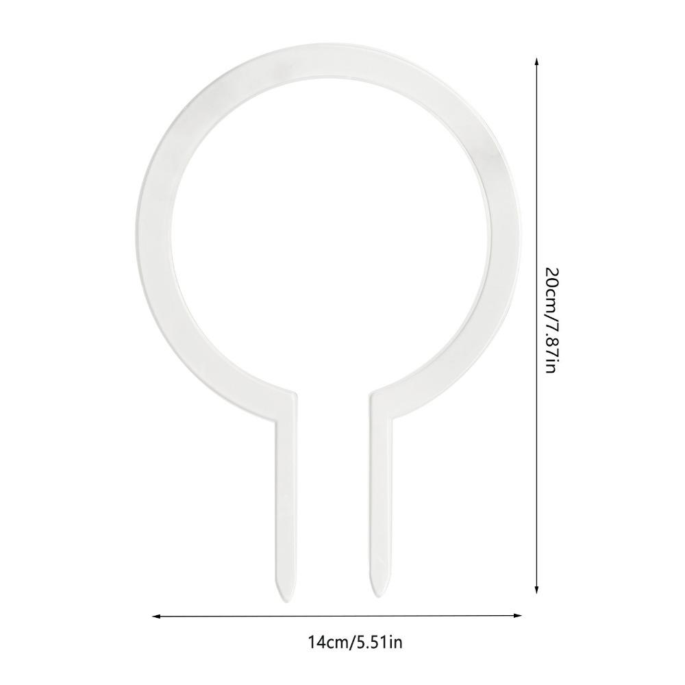 1pcs New Transparent Plant Trellis Plastic Round Plant Support Frame Plant Accessoriess Decoration