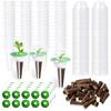 120Pcs Hydroponic Growing Kit for Aerogarden Hydroponics Garden Accessories Include Replacement Grow Baskets Plant Sponges Labels