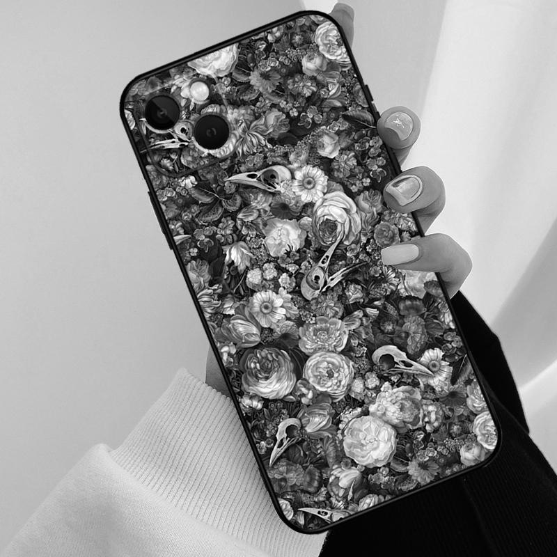 Чехол для телефона 'Череп ворона' для iPhone 17 Pro Max 16 15 11 13 12 14 Pro Max mini 15 16 Plus 16e 17 Air Cover
