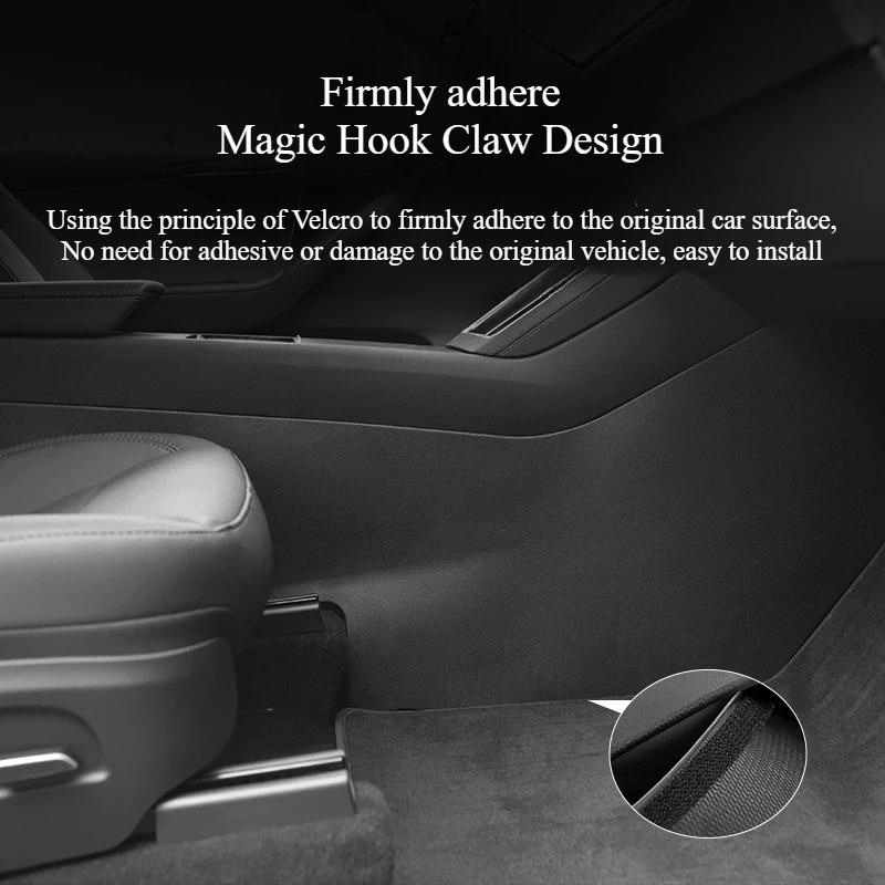 For Tesla New Model YL 2026 Car Central Control Side Anti Kick TPE Waterproof Anti-dirt Full Coverage Anti Kick Protective Mat