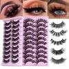 Female Makeup Tools Fake Eyelashes Mink Lashes Mink Fluffy Lash Extension Supplies Y2k Cosmetic Accessories Beauty Make Up Lash Lashes Mink Fluffy