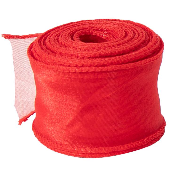 10 ярдов Подарочная упаковка Элегантная пряжа «рыбий хвост» Сделай сам Органза лента 4 см