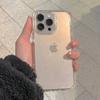 Прозрачный чехол для телефона с блестками для For Iphone 17Air 15 11 12 13 14 16 Pro Max Xs XR Max Plus Mini SE Мягкая прозрачная крышка