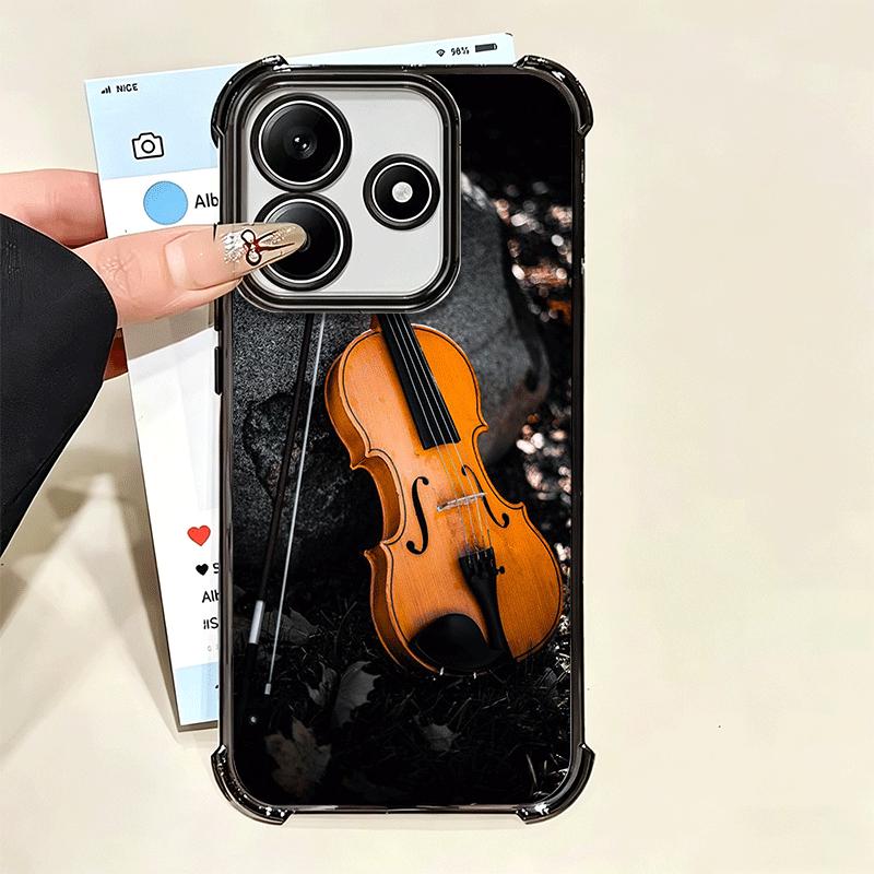 Чехол для телефона с покрытием 'Музыка скрипки' для Xiaomi Poco X5 X6 X7 X8 Pro Max F8 Ultra F7 M8 M7 M5S Redmi 15C 15 14C 13C 13 X3 12C F6