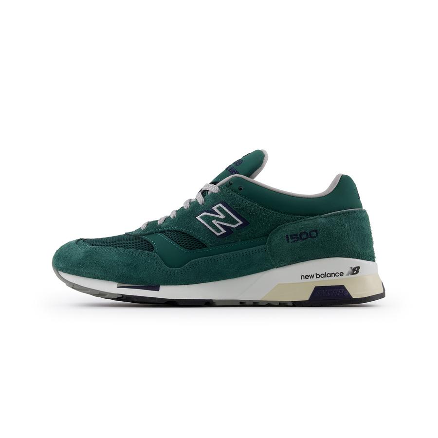 New Balance 1500 Made In England Rainforest Unisex Sneakers Green Naval-Academy Silver U1500GRG
