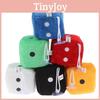 Plush Dice Party Pendant Soft Fluffy Car Decoration