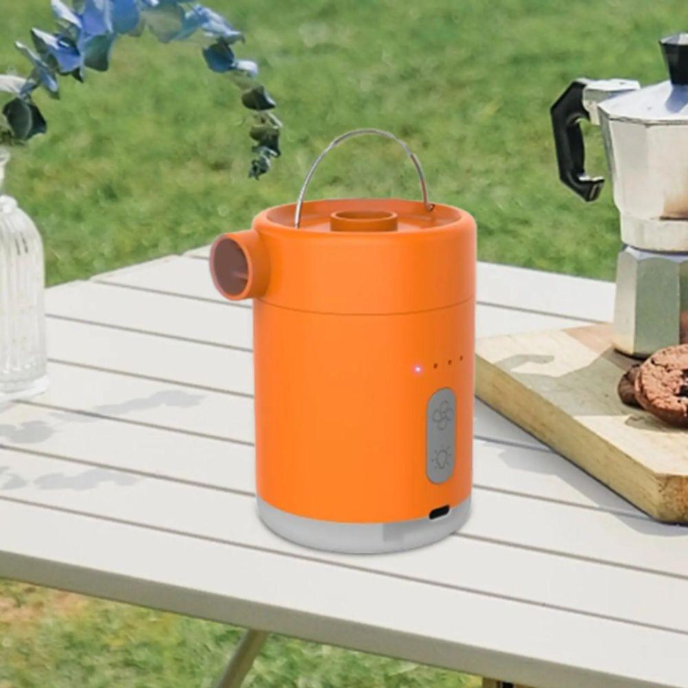 High Power Electric Air Pump Compact Design USB Rechargeable Pump Mini Wireless Pump Outdoor Use