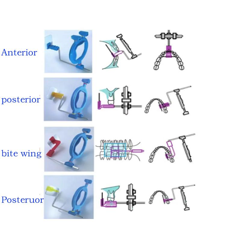 Цифровой стоматологический держатель позиционера датчика RVG, внутриротовая система позиционирования рентгеновской пленки, датчик Vatech 2,0, локатор, стоматологическая лаборатория