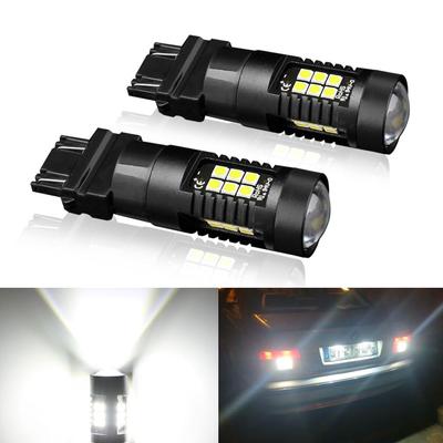 2шт 1200Lm T20 W21W LED W21 / 5W LED WY21W 7440 7443 Светодиодная лампа T25 3157 3156 p27 / 7w автомобильный тормозной фонарь заднего хода 12 В лампа указатель поворота