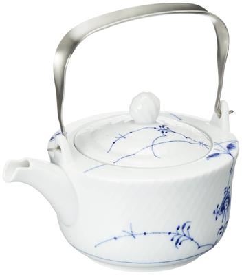 Импортный заварочный чайник Royal Copenhagen Blue Palmette объемом 700 мл, свадебный подарок 1017413 [Обычный продукт]