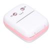 Карманный термопринтер, бесчернильная печатная машина с бумагой для заметок о неправильных вопросах, розовый