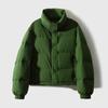High-end white goose down bread clothes, stand-up collar goose down clothes, down jackets for women, short Pinghu women's clothing for winter.