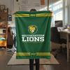 Southeastern Louisiana Lions Print Flannel Blanket High Quality Warm Comfortable Cover for All Seasons Perfect for Gifts Home Decor