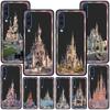 Розовый чехол с замком для Samsung Galaxy A02s A70 A70s A20e A03s A20 A30 A30s A40 A50 A50s A10 A10s A20s A04, черный чехол из ТПУ для телефона