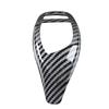 High Universality Fitment: NO ABS Gear Shift Knob Cover Additional Protection Carbon Fiber Pattern Easy Installation