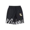 Li Ning X Disney Collaboration Ink Splash Letter Print Shorts Men Shorts Black AKSQ295-1