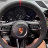 Car Steering Wheel Cover Suede 100% Fit For Porsche Taycan Boxste Panamera Macan Cayenne 718 911 9YA 971 Car Accessories