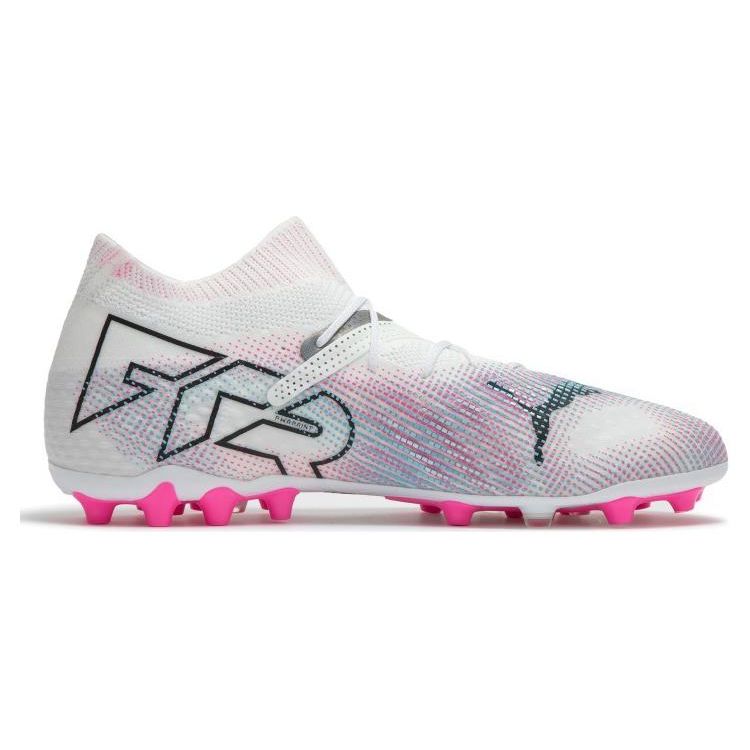Puma Кроссовки Future Ultimate 7 MG Phenomenal Pack Unisex, белые, черные, ядовито-розовые 107703-01