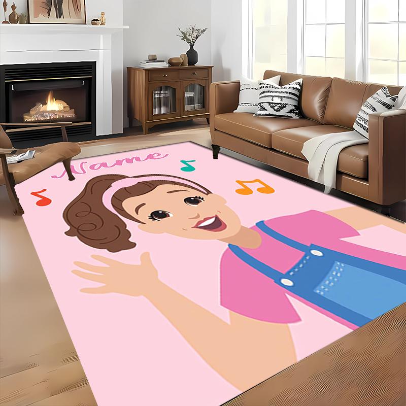 Custom personalization Ms. Rachel Area Rug - Perfect For Kitchen, Bathroom,Laundry Room Decor Large Size Available,Gift All Seasons