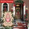 2D Flat - 2D Flat - 2D Flat, 1pc Round Snowman (5 Designs) Printing, Double-Sided Garden Flag, Family Courtyard Lawn Decoration, Outdoor Decoration, N