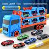 Children's Extra Large Transforming Toy Car Track & Alloy Racing Truck Set