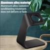 Aluminum Alloy Desktop Watch Wireless Charger Stand Base for Apple Watch Charge Base Mount Non-slip for iWatch Charging Holder