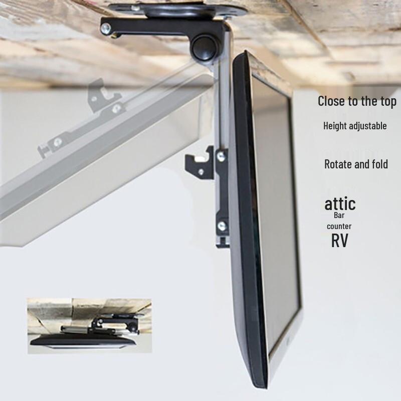 Складной поворотный потолочный кронштейн для телевизора VbobTdata (17-37 дюймов)