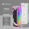 Магнитная механическая игровая клавиатура T68PRO с RGB, регулируемым срабатыванием, низкой задержкой, боковой гравировкой.