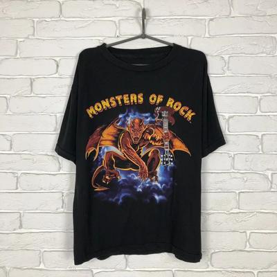 Monsters of Rock 90-х Группа Подарок Для Фаната Хлопок S до 5XL Футболка S6522 Унисекс Футболка