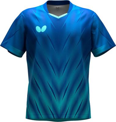 Butterfly Игровая одежда рубашка Фрейзер синяя XO (Настольный теннис) 177