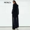 MO&Co. Women's Wool Blend Long Blazer
