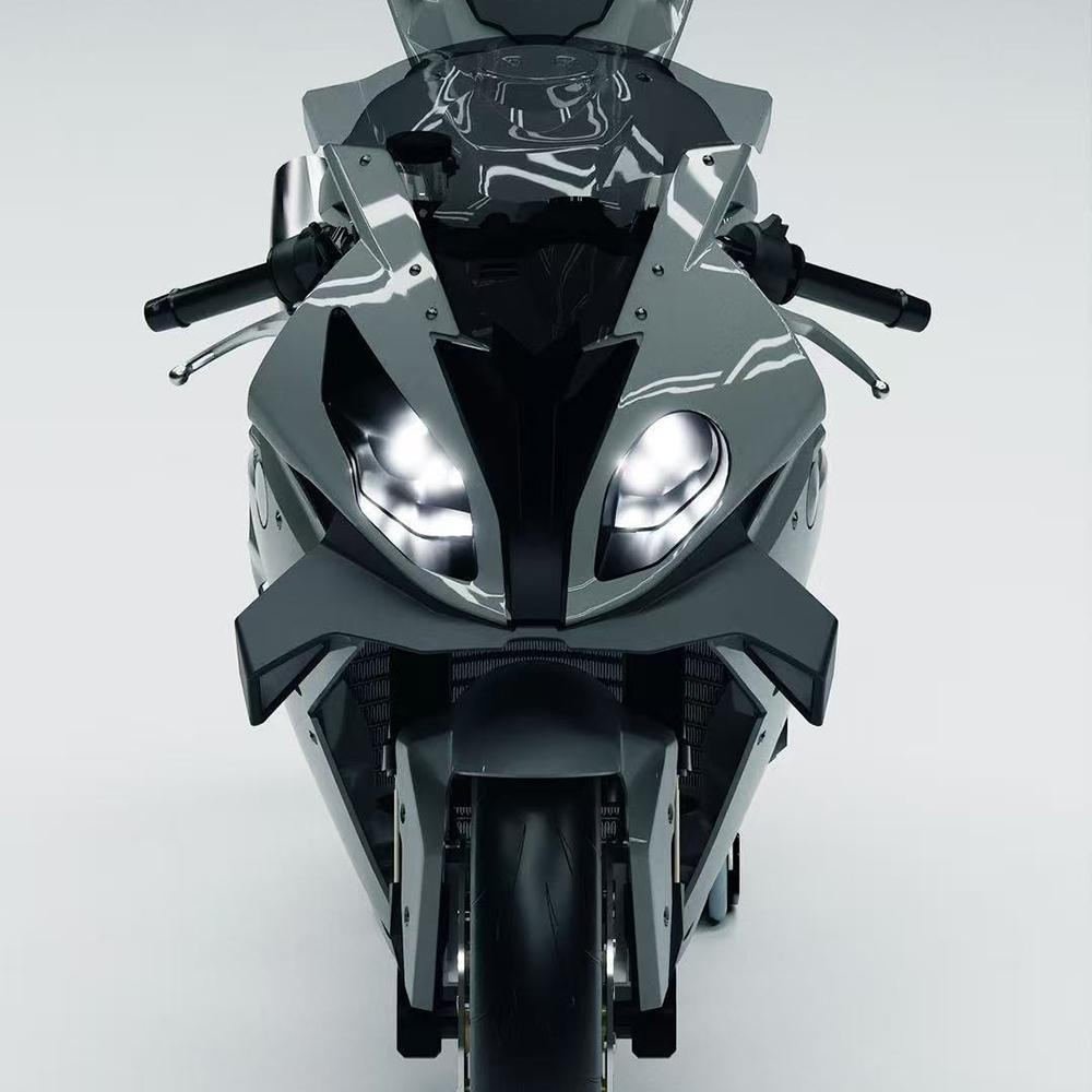 For S1000RR 2015-2018 Wind Wing Aerodynamics Fairing Winglets S 1000 RR GP WING Motorcycle Front Spoiler Lower spoiler Front Lip