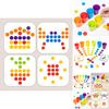 Деревянные стаканчики для сортировки по цвету и stacking-игр для детей. Обучающая игра и развитие концентрации