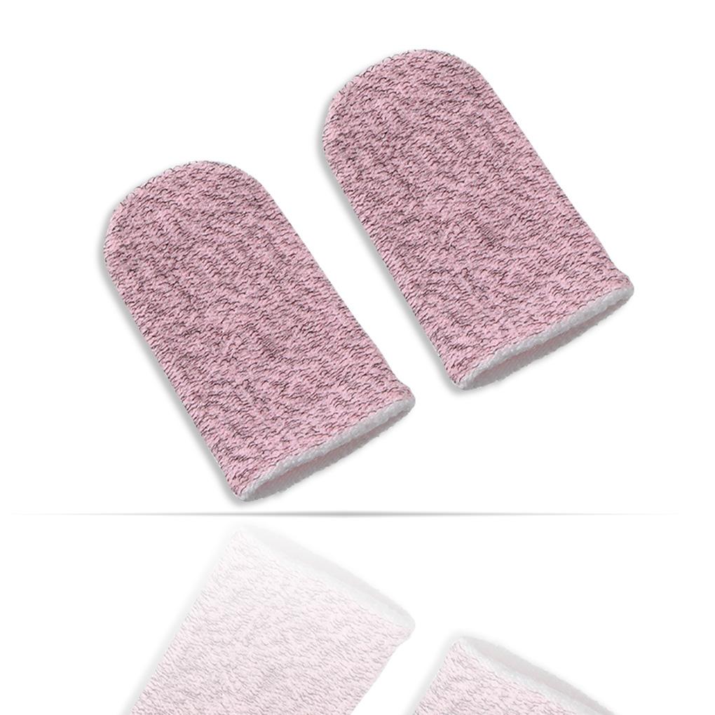 2 шт., устойчивые к поту противоскользящие напальчники из углеродного волокна, игровые плавные в эксплуатации эластичные контроллеры, аксессуары для рук геймеров