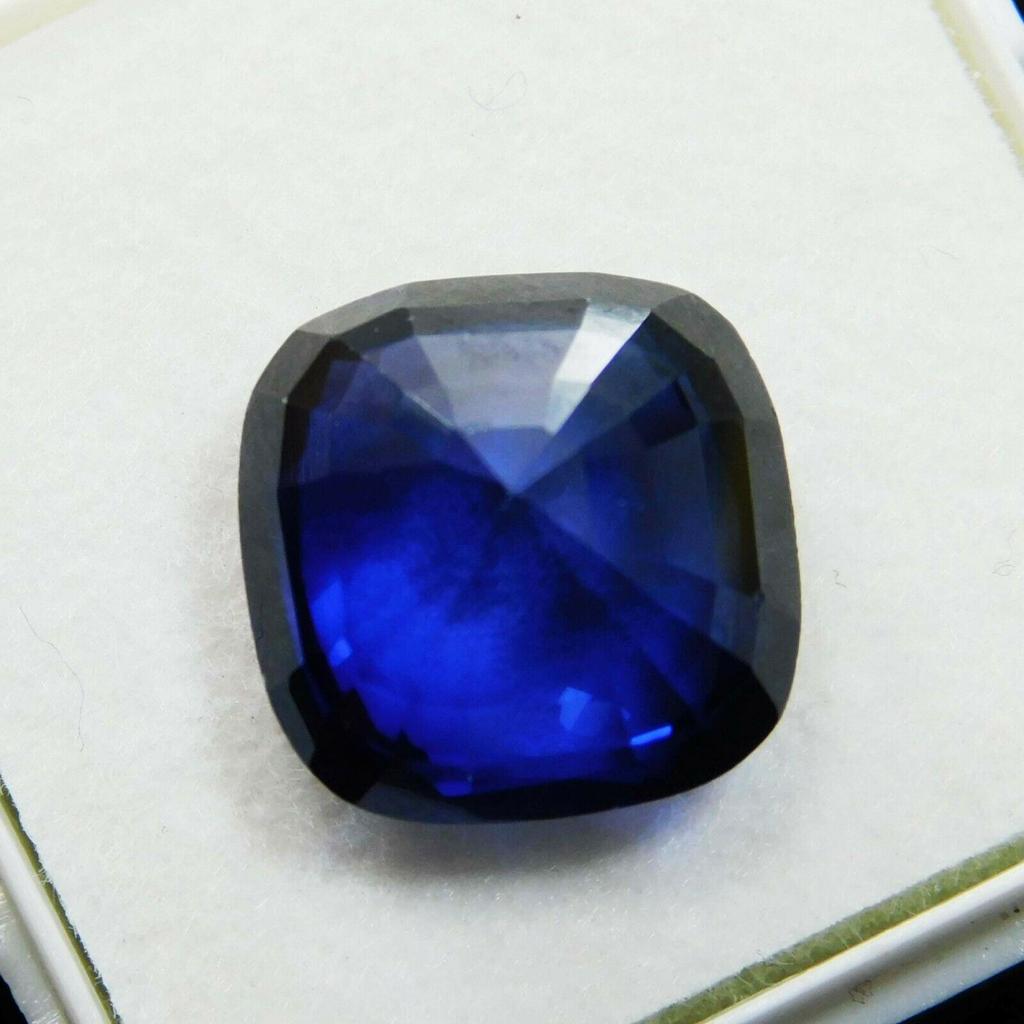 NATURAL Blue Sapphire Square Cushion Cut 10.20 Ct Loose Gemstone