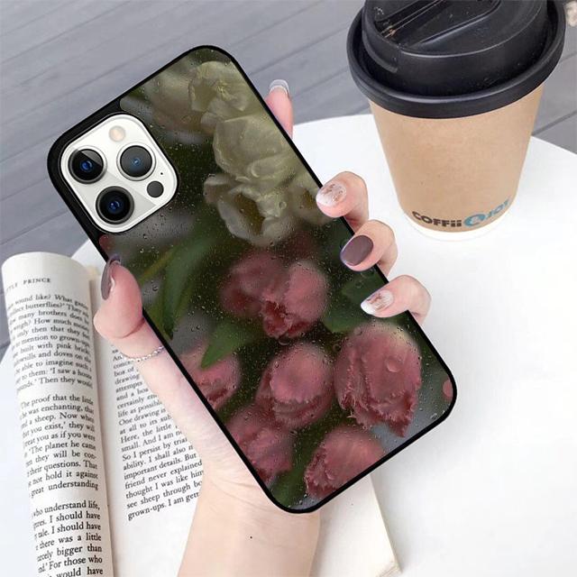 Цветочный чехол для телефона с тюльпанами для Apple iPhone 17 Air Pro Max Plus Чехол для iPhone 17 Air 14 15 16 13 12 Max Чехол