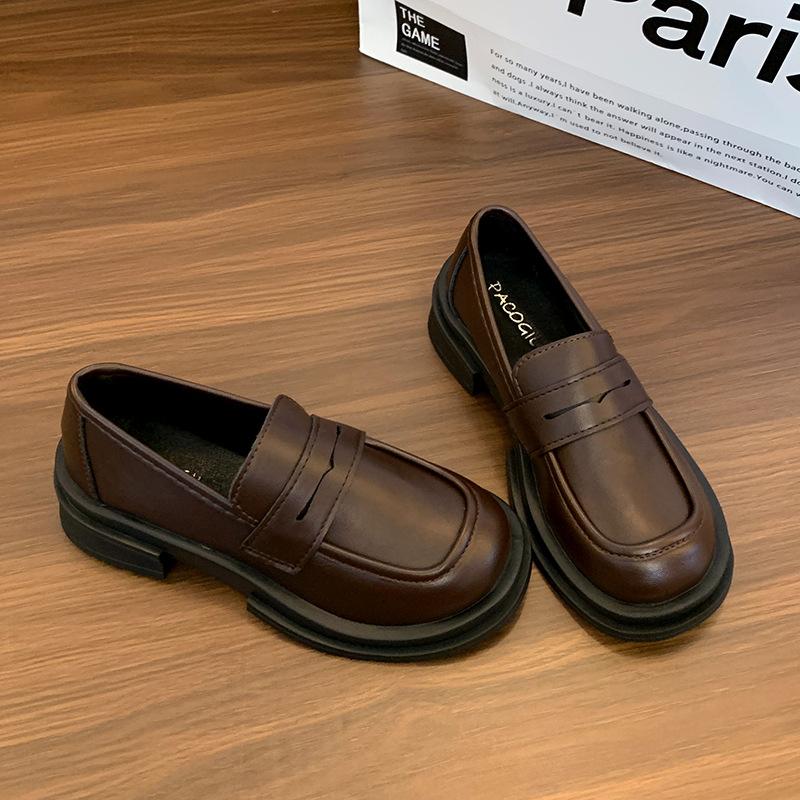 Японские маленькие кожаные туфли женские весенне-осенние новые в британском стиле на платформе женские ретро jk униформа одинарные туфли