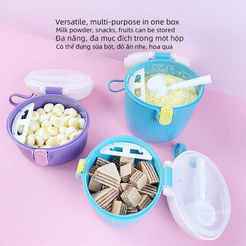 Milk Powder Box for Travel Outdoor Activities Baby Formula Dispenser