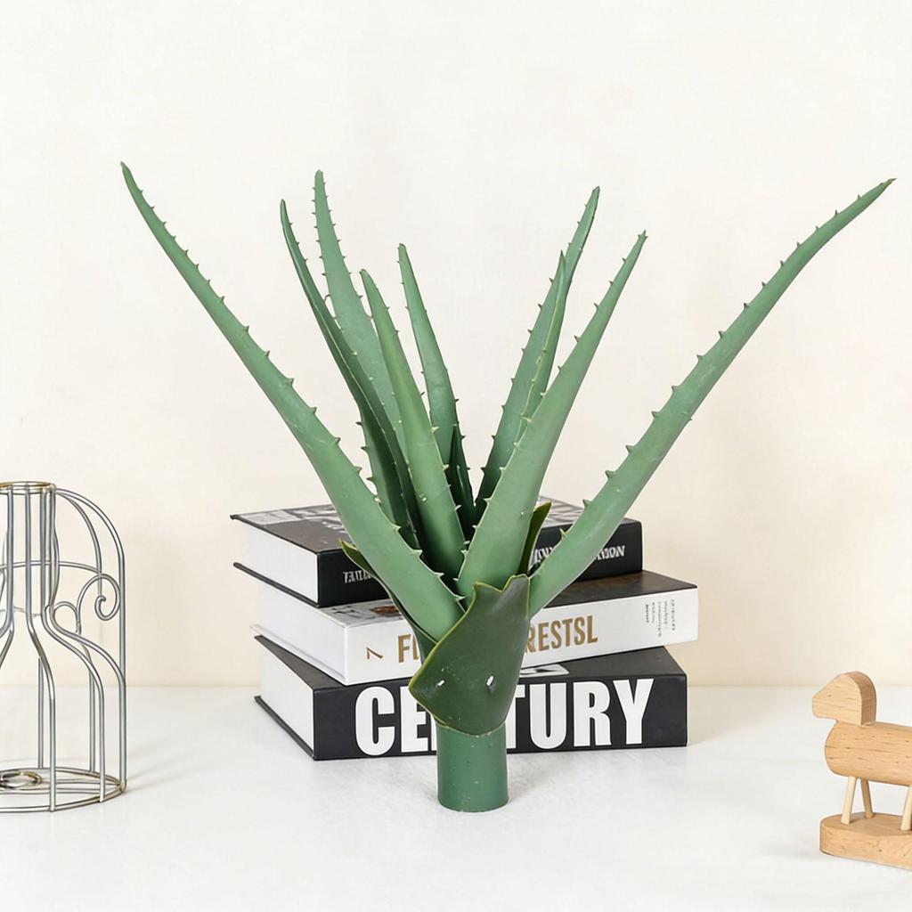 Nordic Style Aloe Succulent Bouquets: Indoor Fake Green Plants for Office Decor