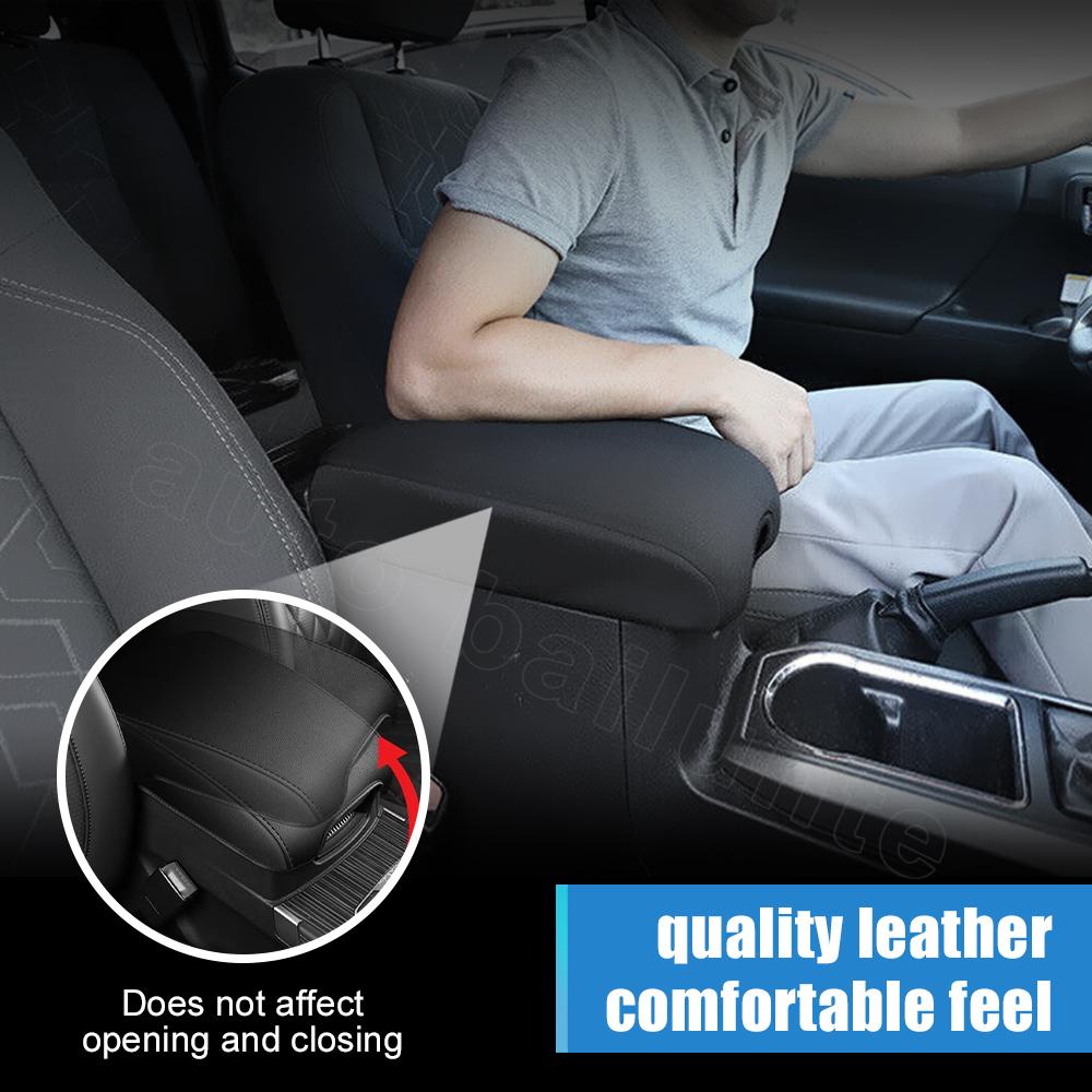 Для Toyota Tacoma 2016 2017 2018 2022 2023 крышка центральной консоли подлокотник кожаный защитный чехол для автомобиля