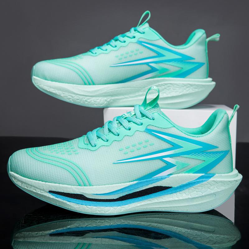 Men's shoes Breathable and lightweight cushioning running shoes Men's and women's sports shoes Student training shoes flow