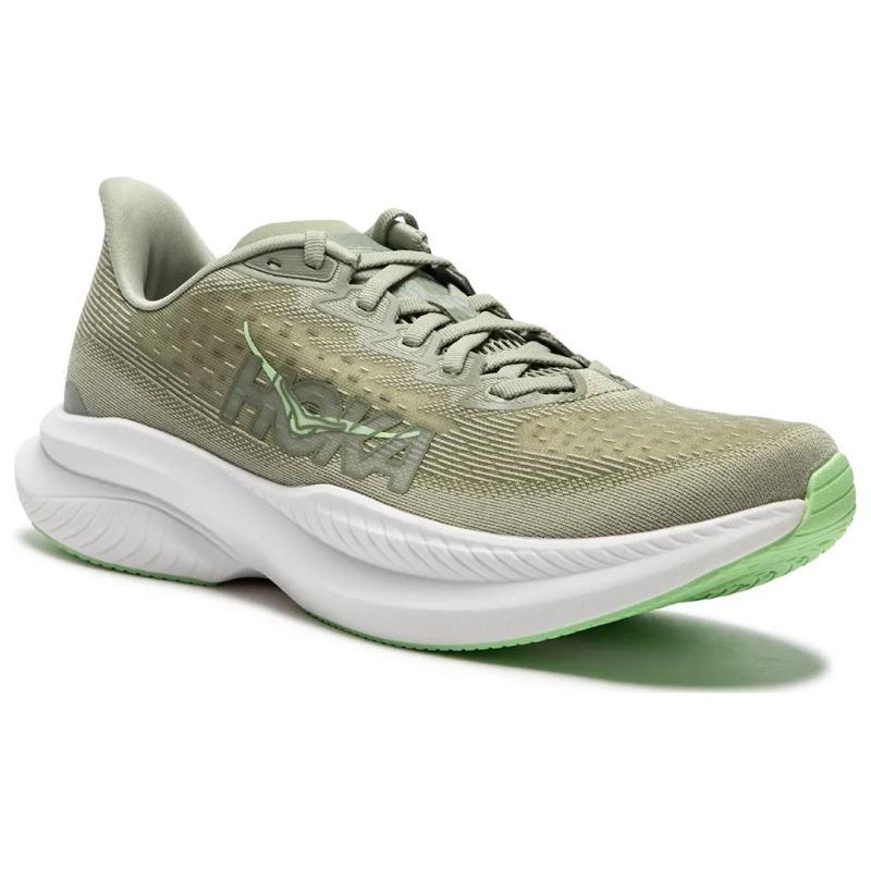 HOKA One One MACH 6 Устойчивые к истиранию Низкие Тренировочные Беговые Кроссовки Мужские Циановые Кроссовки 1147790-FRT
