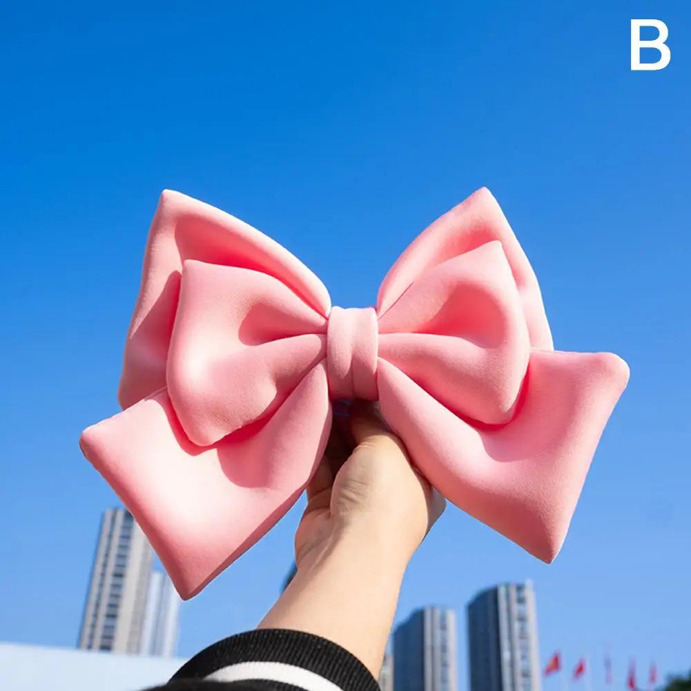 Электрический велосипедный шлем милый бант моделирование декор универсальные фитинги шлемы бант автомобиль бант хлопковые велосипедные аксессуары электрический H0A0