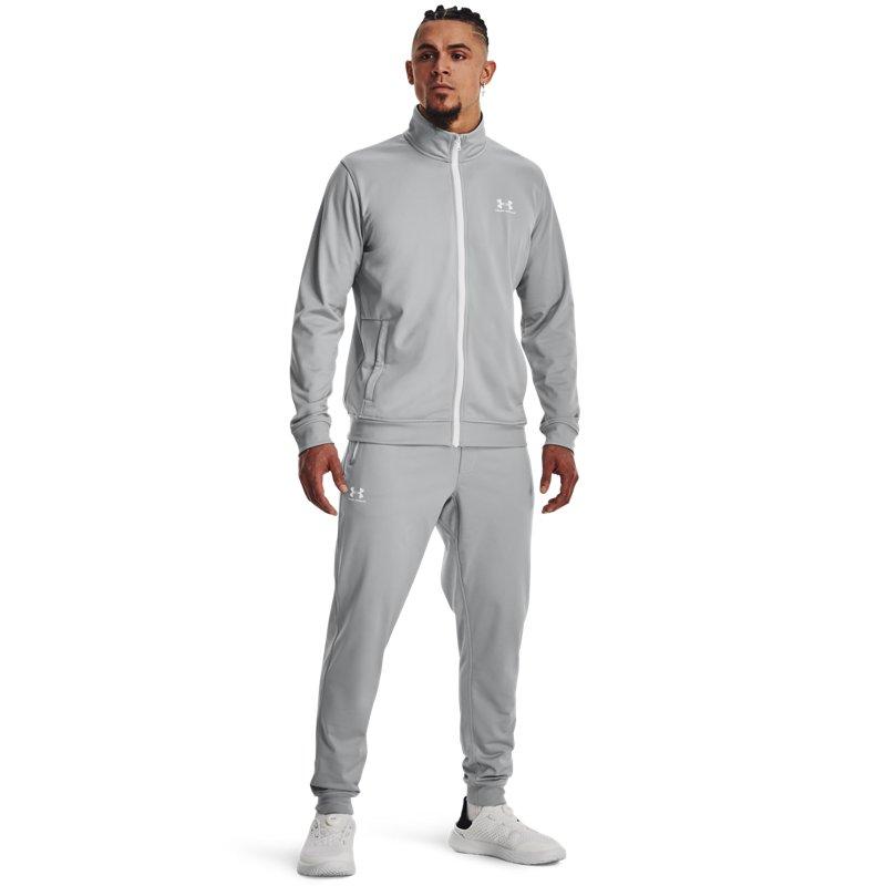 Under Armour Однотонная приталенная куртка с воротником-стойкой и длинным рукавом, мужские куртки, серые 1329293-011