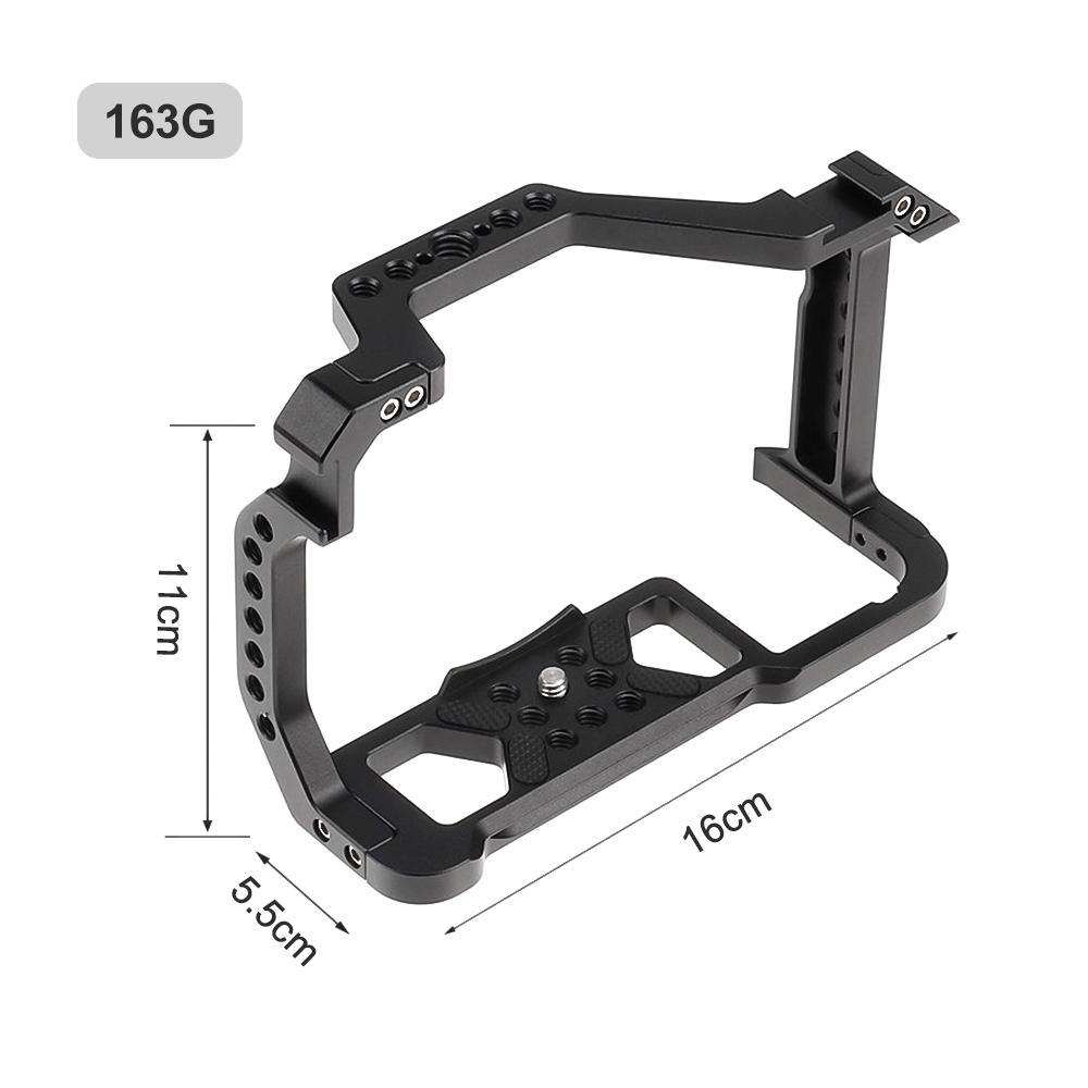 JLwin Metall Camera Cage Aluminum Alloy with Quick Release Plate Cold Shoe Mount Numerous 1 4in 20 And 3 8in 16