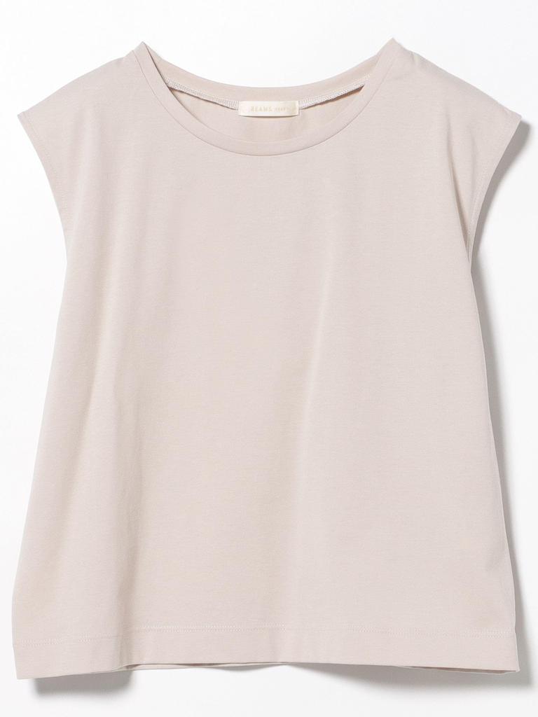 Вязаный х Кардиган БЕЖЕВЫЙ СВОБОДНЫЙ [Beams Heart] Футболка с длинным рукавом / без рукавов Женская