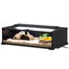 Glass Terrarium Enclosure for Reptiles Scorpions Night Waterproof 50X30X15Cm